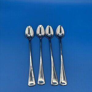Oneida Lonsdale Set of 4 Iced Tea Spoons 7 1/4" Quality 18/10 Stainless
